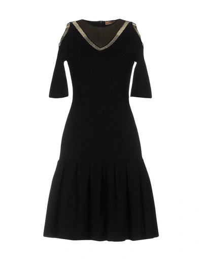 Shop Vicedomini Short Dress In Black
