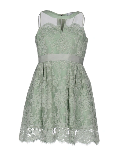 Shop Dice Kayek Short Dress In Light Green