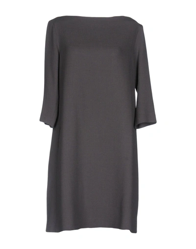 Shop Antonelli Short Dresses In Grey