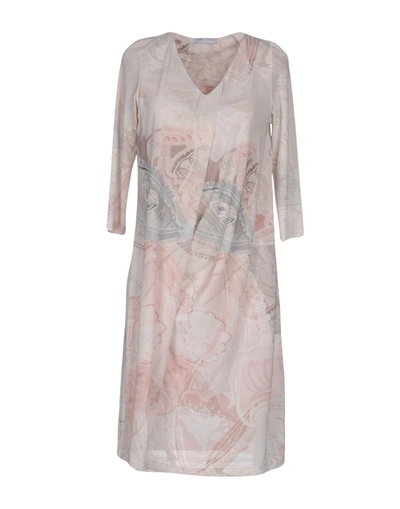 Shop Gran Sasso Short Dress In Light Pink