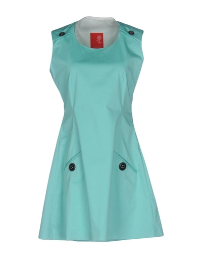 Shop Boule De Neige Short Dress In Turquoise
