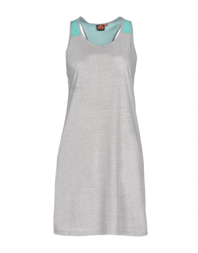 Shop Sundek Short Dress In Grey