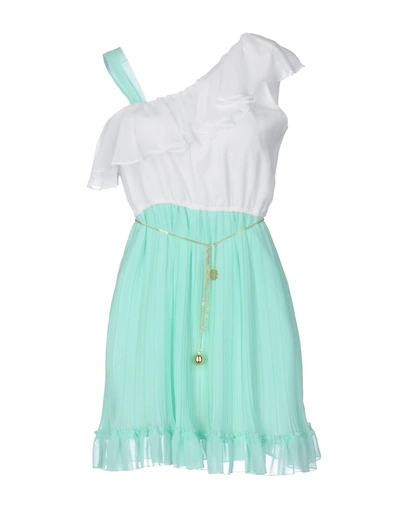 Shop Mangano Short Dresses In Light Green