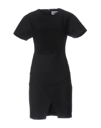 Shop Etienne Deroeux Short Dress In Black