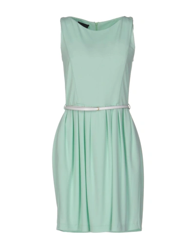 Shop Atos Lombardini Short Dress In Light Green