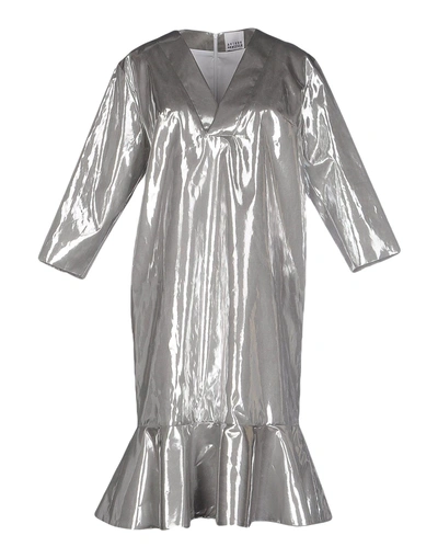 Shop Arthur Arbesser Short Dress In Silver