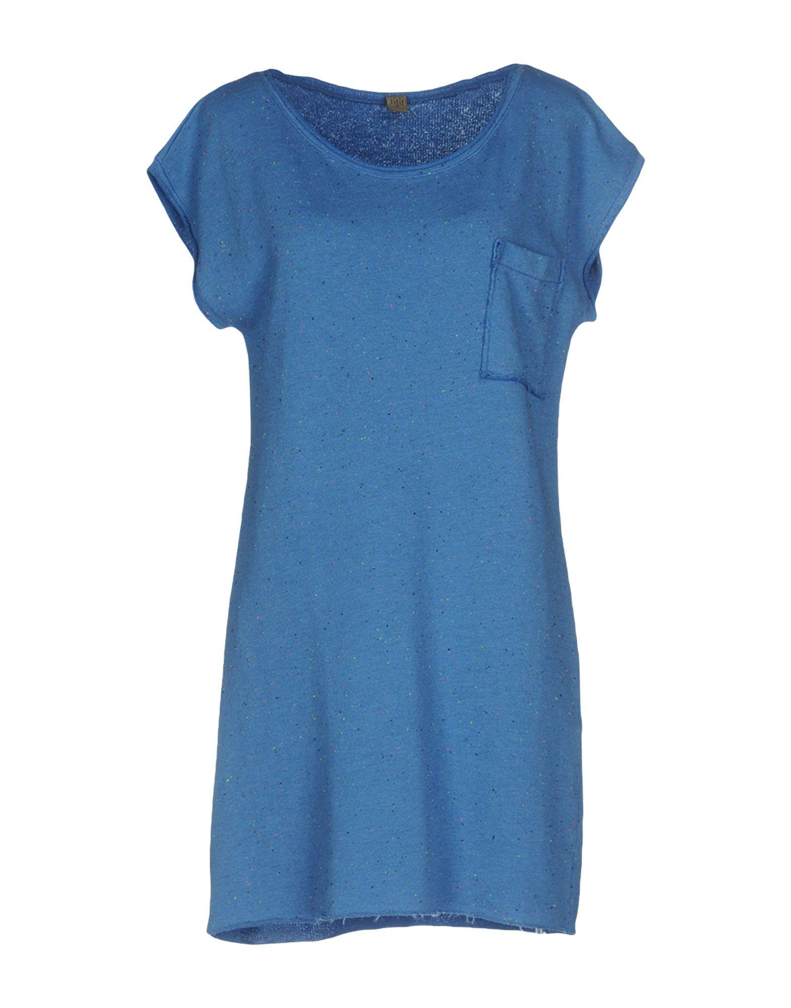 Jijil Short Dress In Azure ModeSens