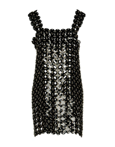 Shop Paco Rabanne Evening Dress In Black