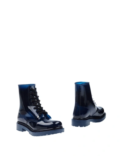 Shop G Six Workshop Ankle Boots In Dark Blue
