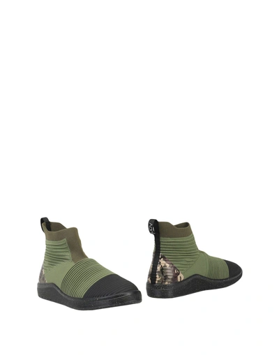 Shop Adno &reg; Ankle Boots In Military Green
