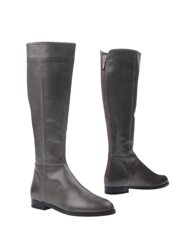 Shop Anna Baiguera Boots In Grey