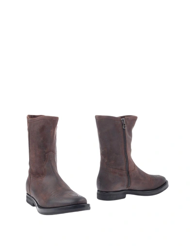 Shop Buttero Knee Boots In Dark Brown