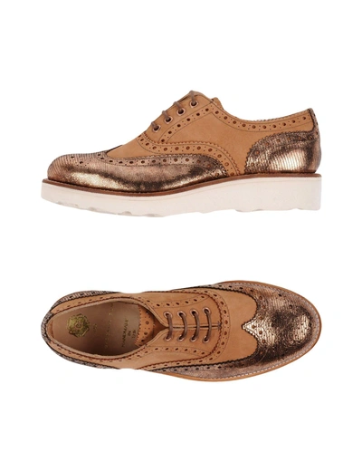 Shop Grenson Lace-up Shoes In Brown