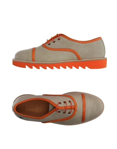 Shop Verba (  ) Lace-up Shoes In Sand