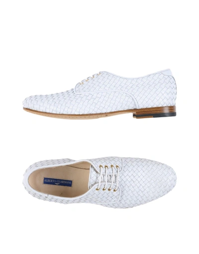 Shop Alberto Guardiani Laced Shoes In White