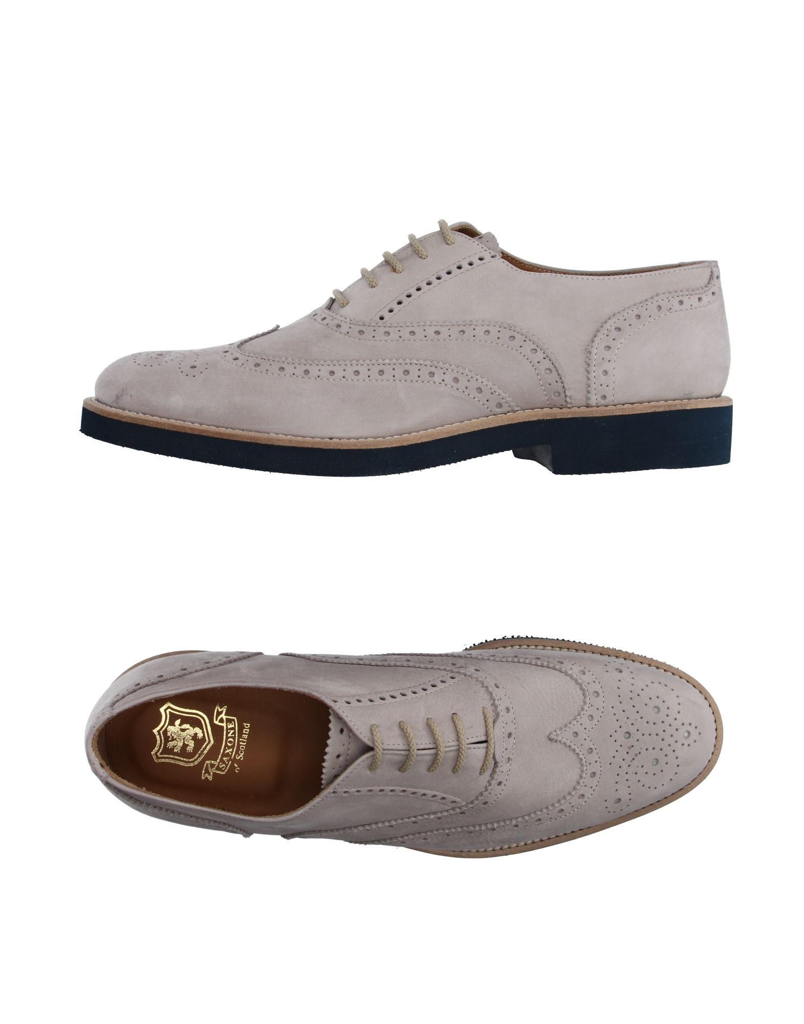 Saxone Laced Shoes In Grey | ModeSens