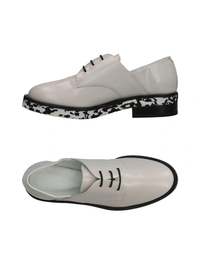 Shop Vic Matie Lace-up Shoes In Light Grey