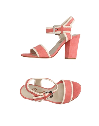 Shop Cheville Sandals In Pastel Pink