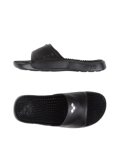 Shop Arena Sandals In Black
