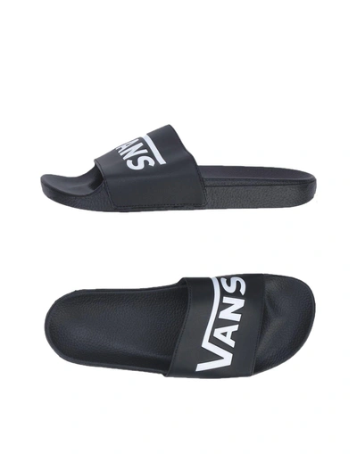 Shop Vans Sandals In Black