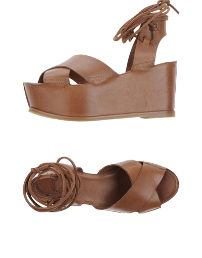 Shop Buttero &reg; Sandals In Brown