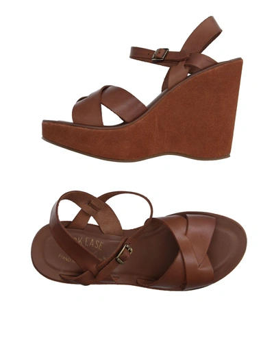 Shop Kork-ease Sandals In Brown