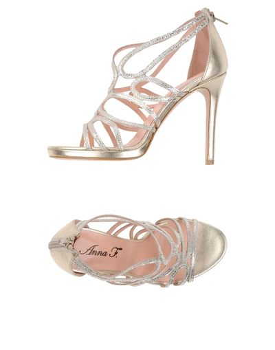 Shop Anna F Sandals In Silver