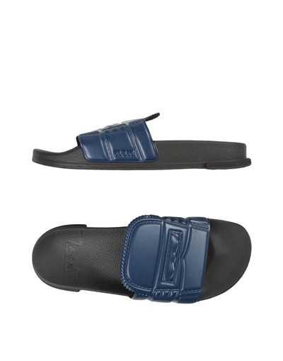 Shop N3m Noitremilano Sandals In Dark Blue