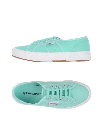 Shop Superga Sneakers In Light Green