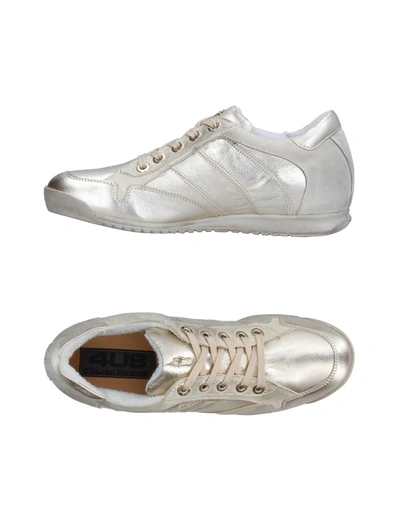 Shop Cesare Paciotti 4us Sneakers In Platinum