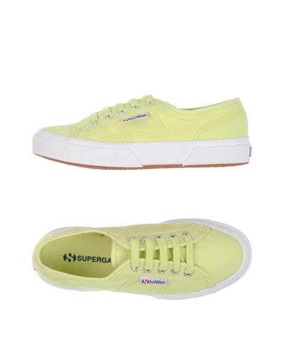 Shop Superga Sneakers In Light Yellow