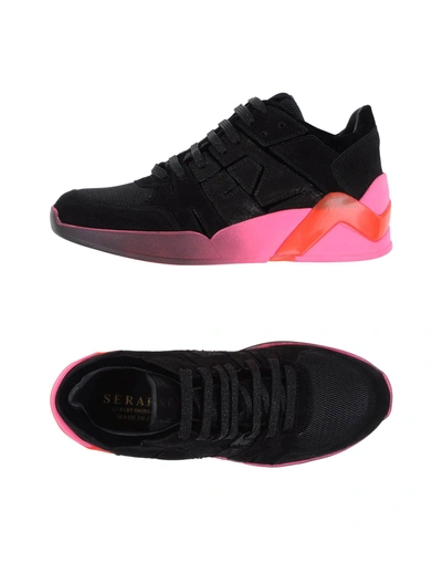Shop Serafini Sneakers In Black