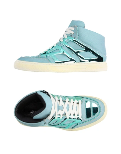 Shop Alejandro Ingelmo Sneakers In Sky Blue