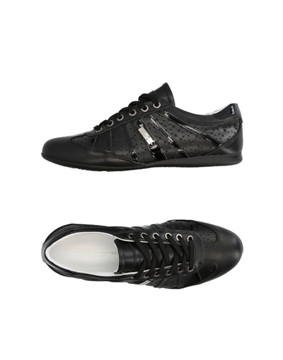 Shop Alessandro Dell'acqua Woman Sneakers Black Size 7 Leather