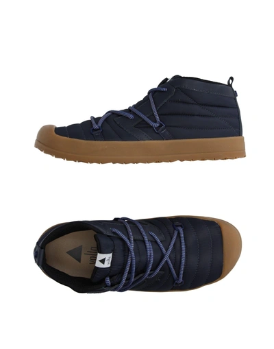 Shop Volta Sneakers In Dark Blue