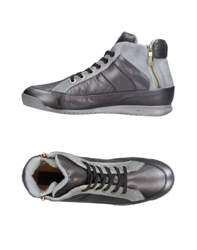 Shop Cesare Paciotti 4us Sneakers In Lead