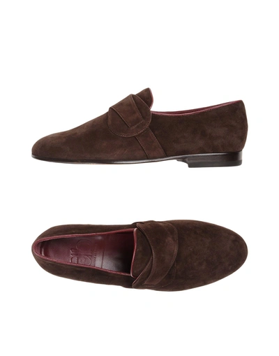 Shop Cb Cecilia Bringheli Loafers In Dark Brown