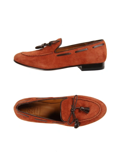 Shop Cb Cecilia Bringheli Loafers In Rust