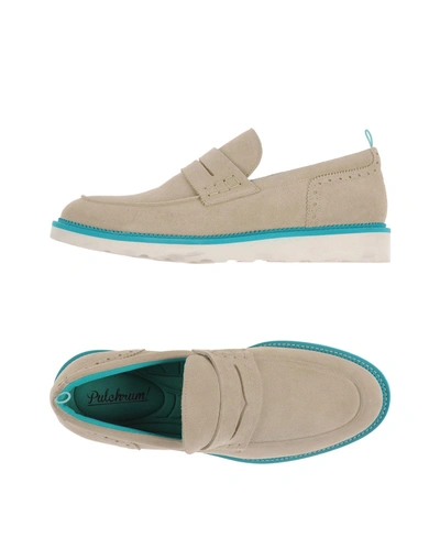 Shop Pulchrum ! Loafers In Beige