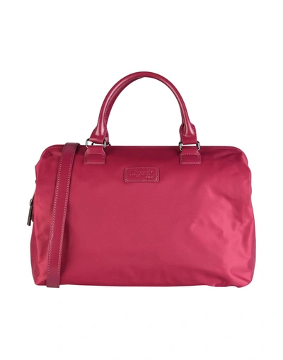 Shop Lipault Handbags In Garnet