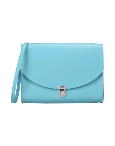 Shop Cambridge Satchel Handbags In Turquoise