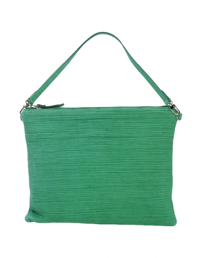 Shop L'ed Emotion Design Handbag In Green