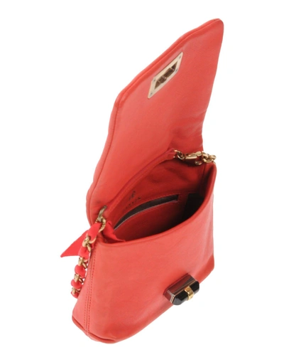 Shop Lanvin Handbags In Red