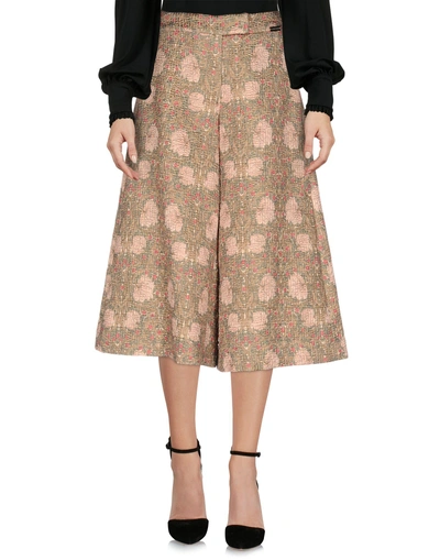 Shop Alessandro Dell'acqua Cropped Pants & Culottes In Green