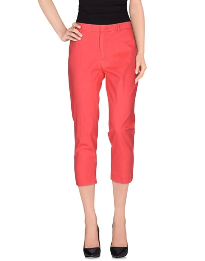 Shop Pt01 Cropped Pants In Coral