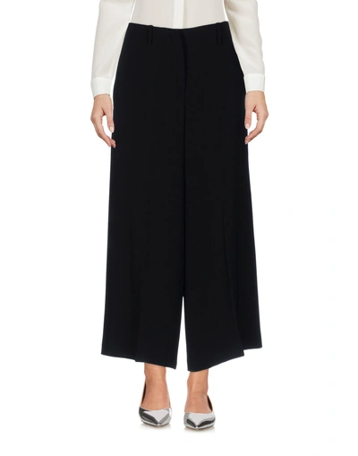 Shop Alberto Biani Cropped Pants & Culottes In Black