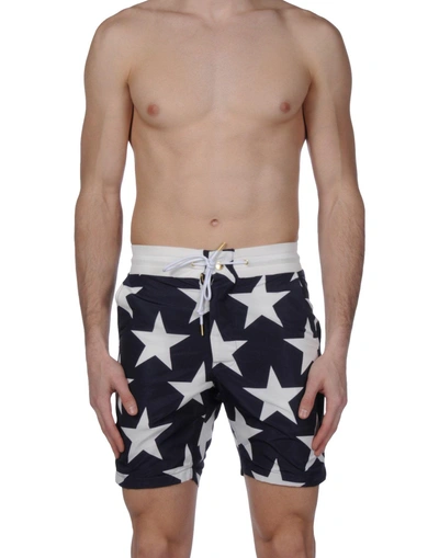 Shop Joyrich Shorts & Bermuda In Dark Blue