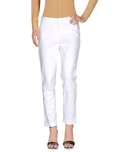 Shop Brunello Cucinelli Casual Pants In White