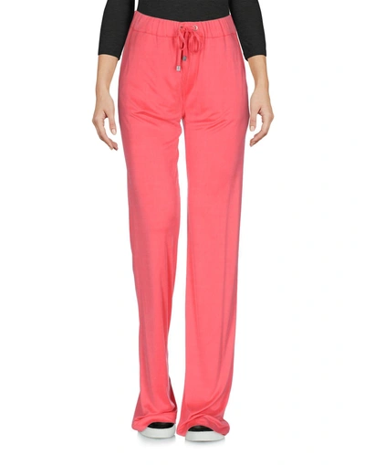 Shop Capobianco Casual Pants In Coral