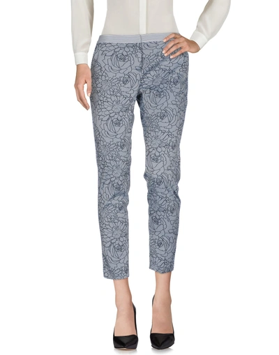 Shop Teresa Dainelli Casual Pants In Light Grey